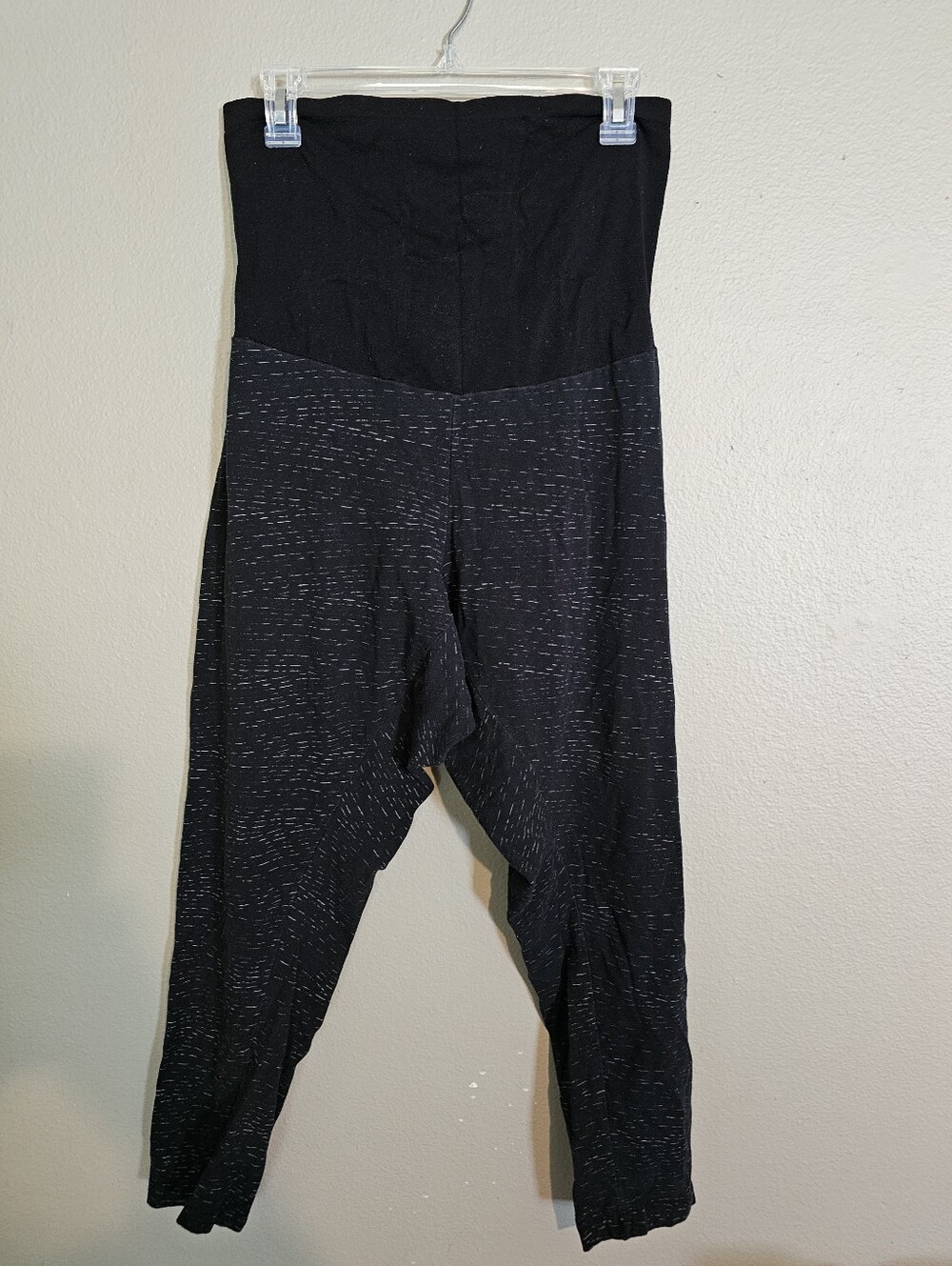 Motherhood Maternity High-Waist Black Maternity Leggings 3x